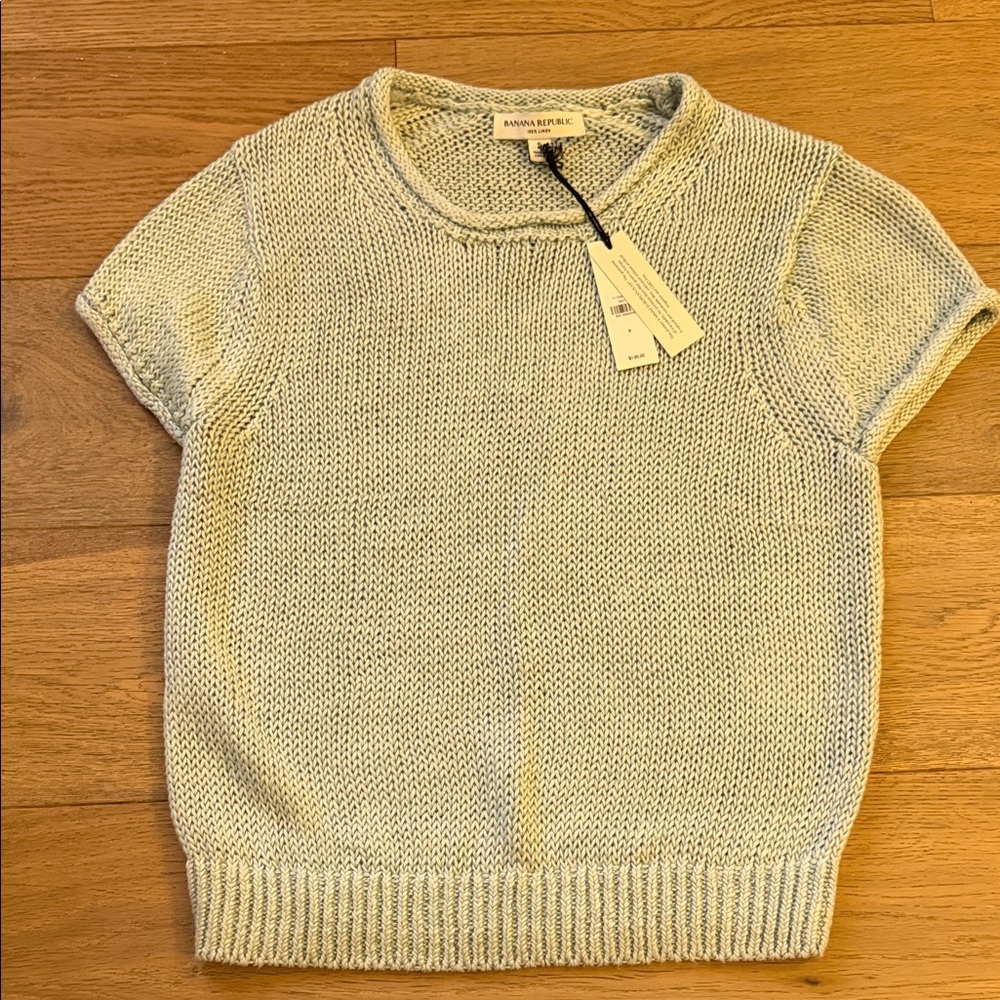 Banana Republic light teal sweater